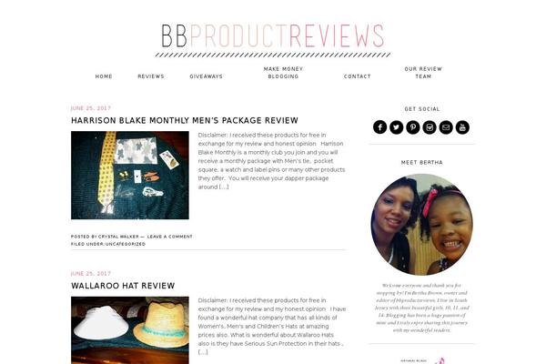 bbproductreviews.com site used Madeline-theme