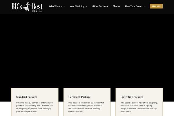 Infinite theme site design template sample