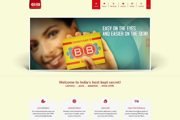 Alexx theme site design template sample