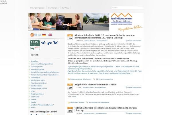 WordPress website example screenshot