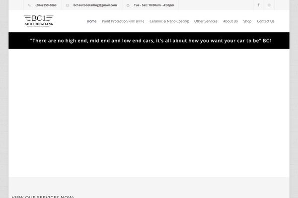 WordPress website example screenshot