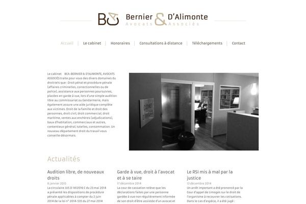 Bca theme site design template sample