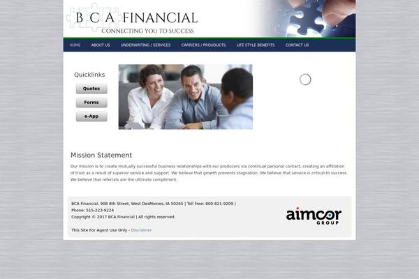 bcafinancial.net site used Template5