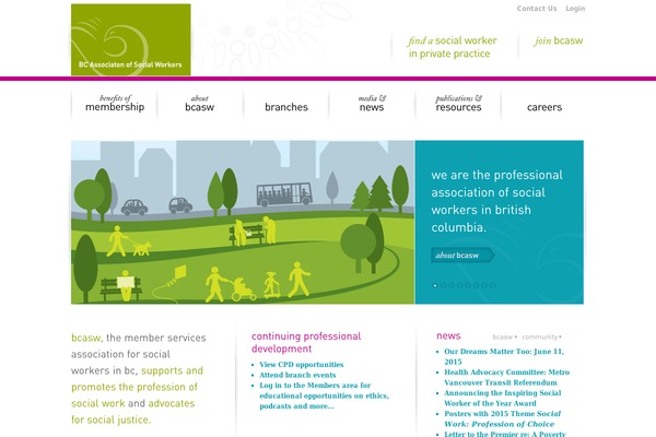 bcasw.org site used Bcasw