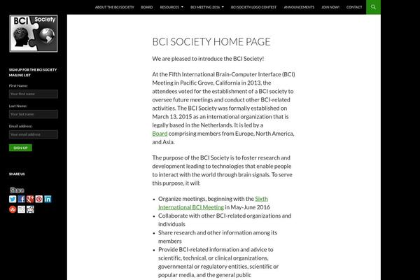 WordPress website example screenshot