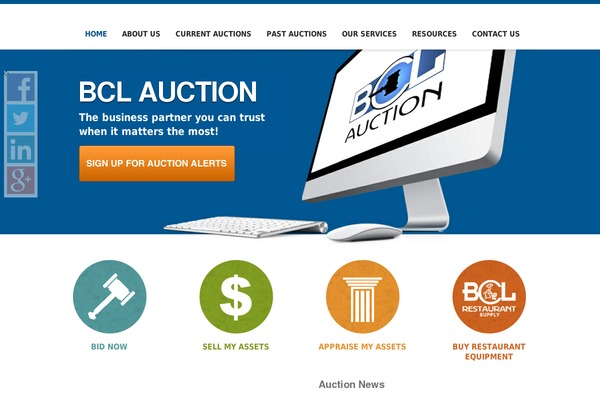 bclauction.com site used CoolBlue