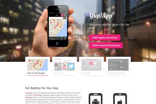 bcnapp.com site used Appz-theme
