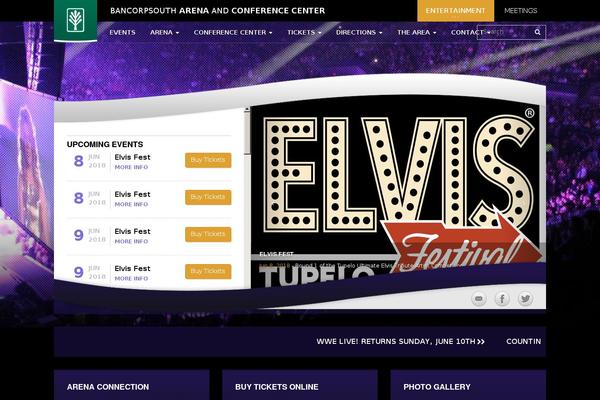 bcsarena.com site used Bancorpsouth-arena