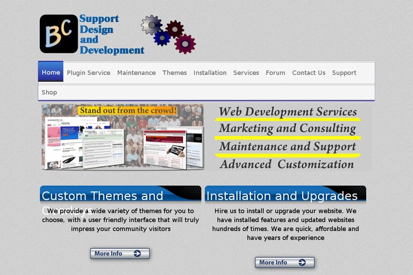 WordPress website example screenshot