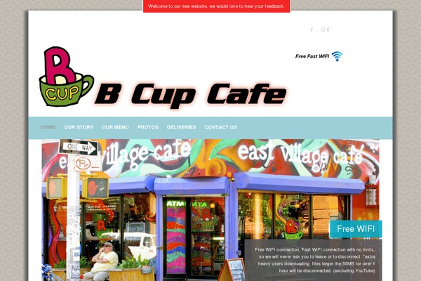 bcupcafe.com site used Cafe