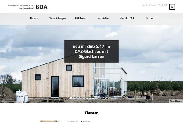 Bda theme site design template sample