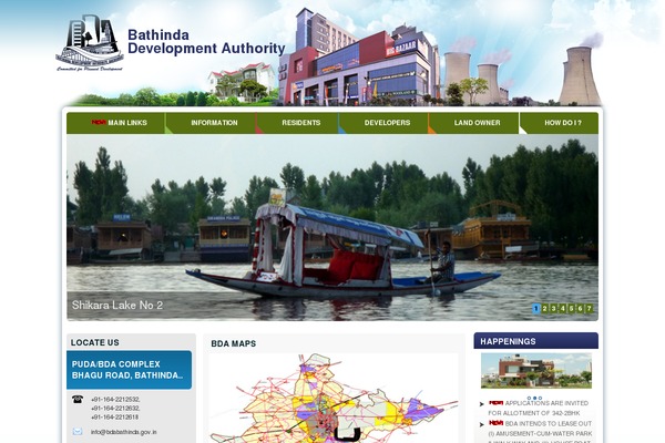 bdabathinda.gov.in site used Bda