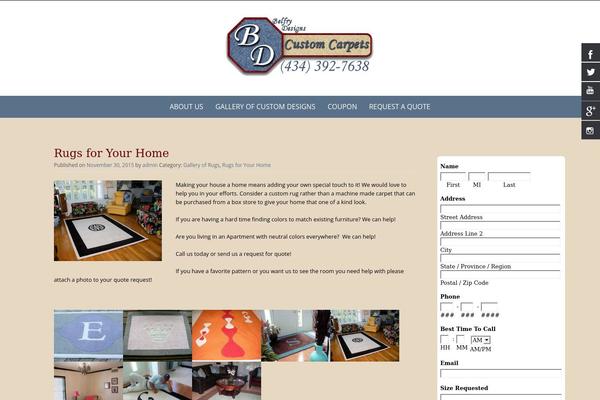 Pure & Simple theme site design template sample