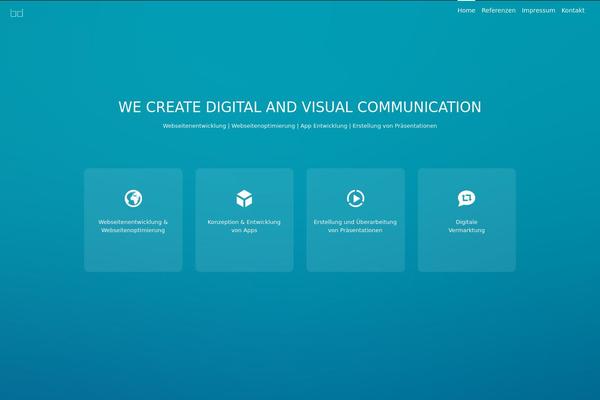 Bd theme site design template sample