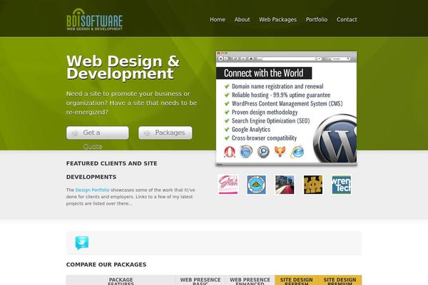 Optimize theme site design template sample