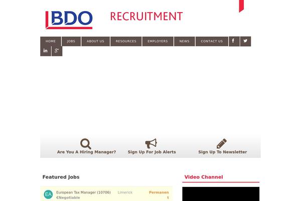 bdorecruitment.com site used Jobify-child