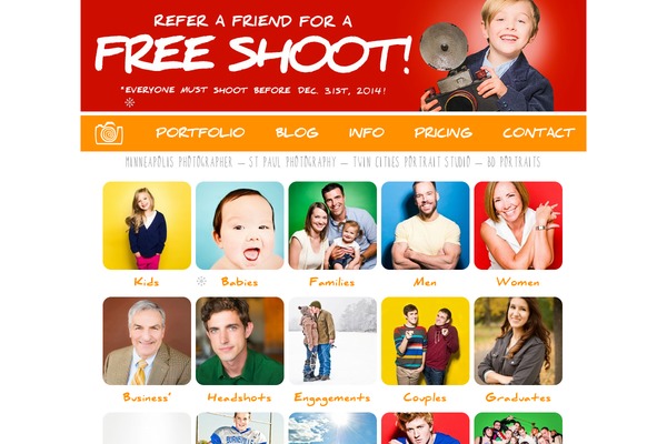 ProPhoto 5 theme site design template sample