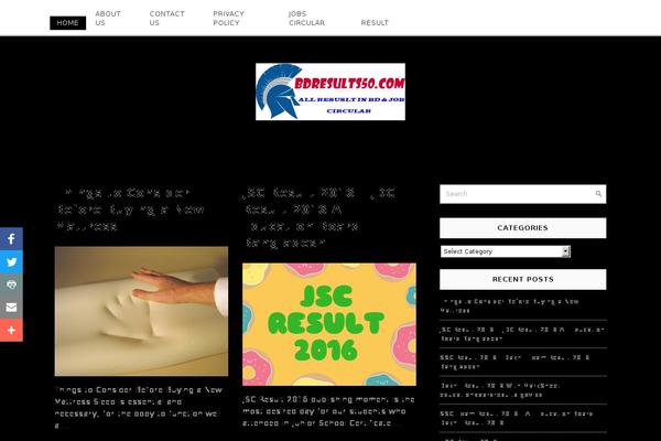 Pro Blogg theme site design template sample