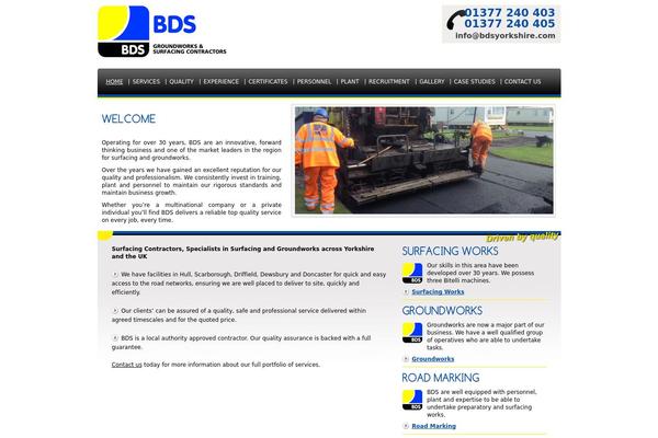 Bds theme site design template sample