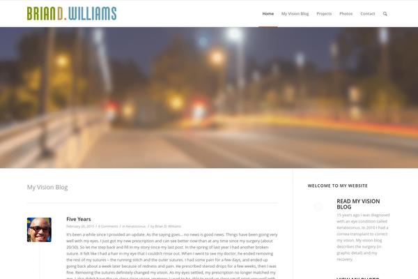 WordPress website example screenshot