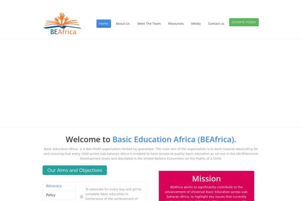 be-africa.org site used Beafrica