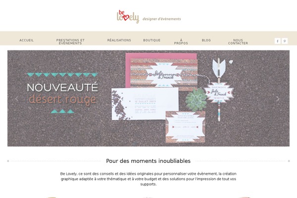 be-lovely.fr site used Triangulo