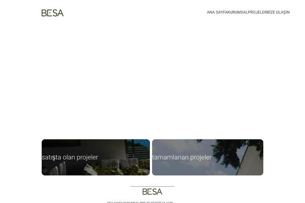 Besa theme site design template sample