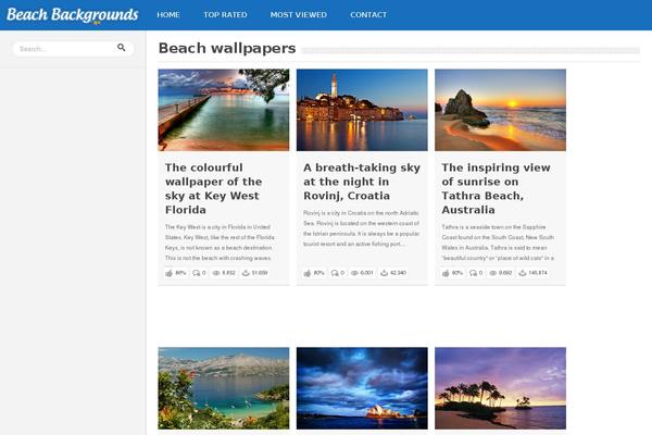 beach-backgrounds.com site used Beach-backgrounds