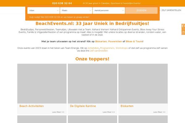 beachevents.nl site used Wordpress_theme
