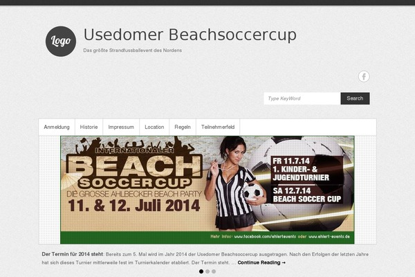 WordPress website example screenshot