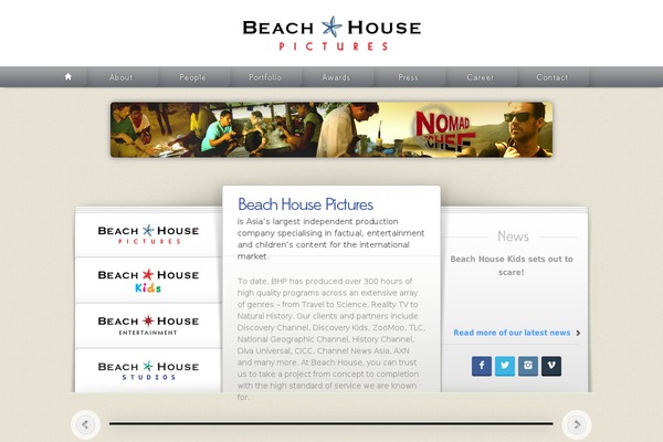 Bhp theme site design template sample