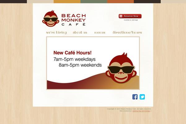 beachmonkeycafe.com site used Beachmonkey