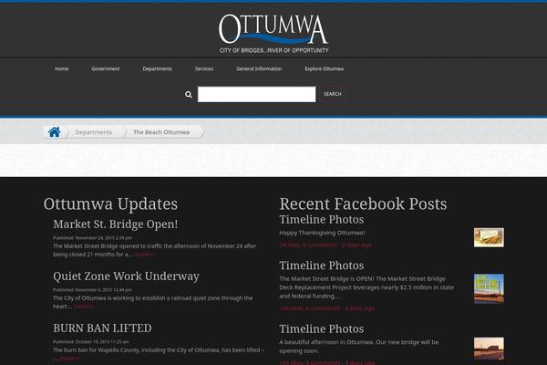 beachottumwa.com site used City-government