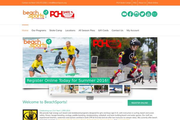 beachsports.org site used Avada-2