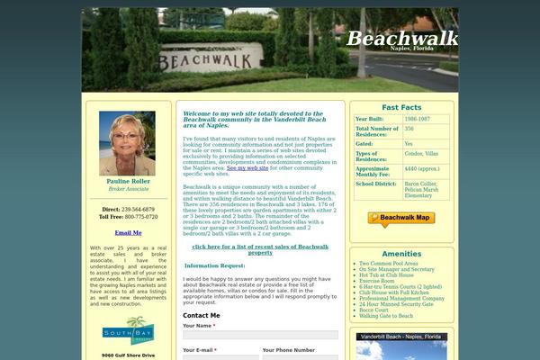 beachwalknaples.com site used Weaver II pro