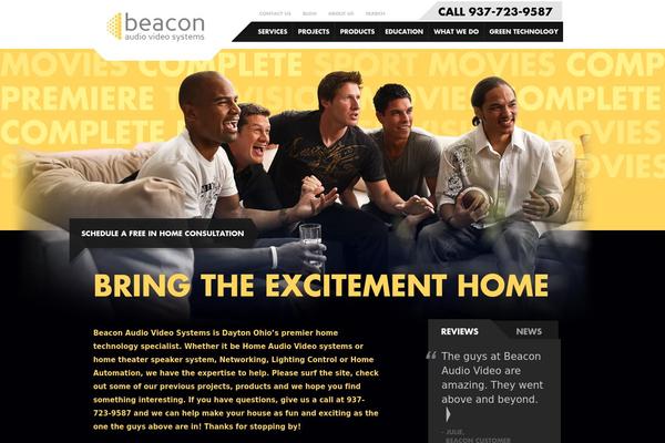 Beacon theme site design template sample