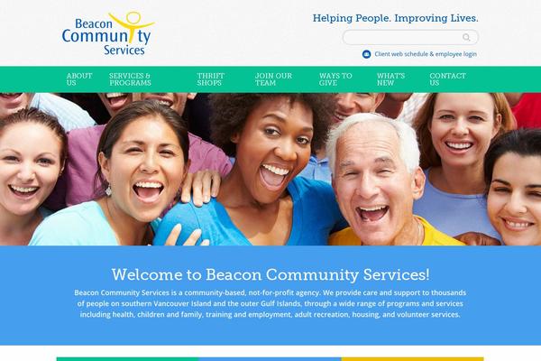 Beacon theme site design template sample