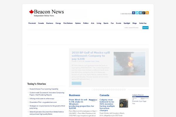 beaconnews.ca site used HardNews
