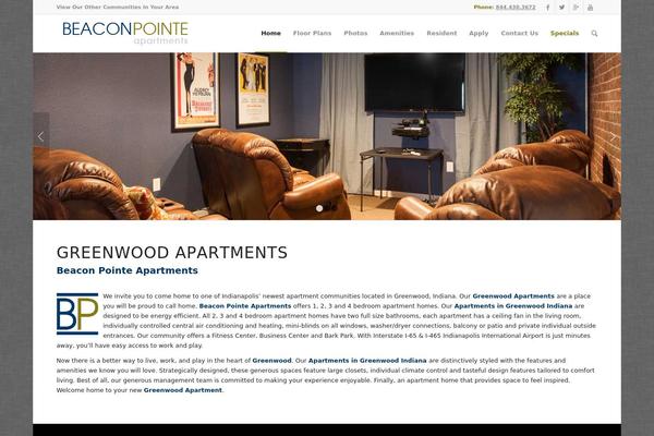 Enfold theme site design template sample