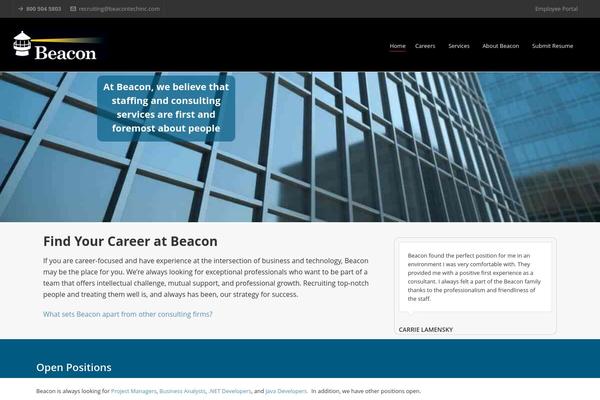Highend theme site design template sample