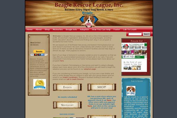 beaglerescueleague.org site used Soho Serenity