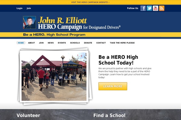beaherohs.org site used Hero-highschool