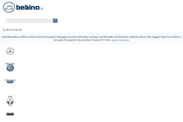beaino.fr site used Autolistings