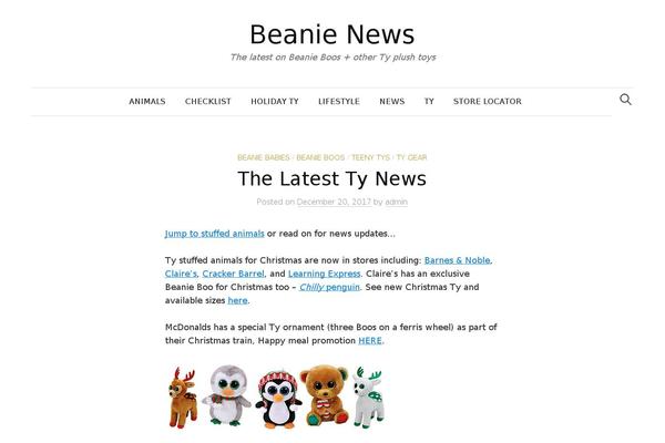 WordPress website example screenshot