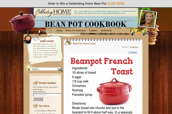 beanpotcookbook.com site used Hunger_always