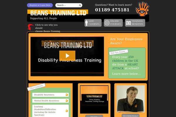 beanstraining.com site used Beanstraining