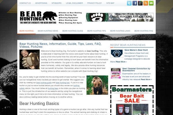 bear-hunting.org site used Techzone