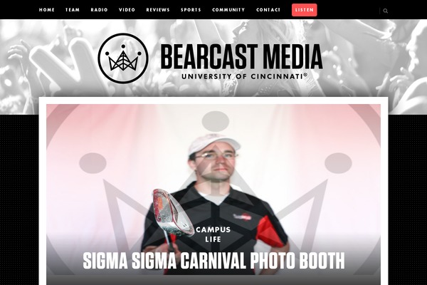bearcastmedia.com site used Top-event-pro-child