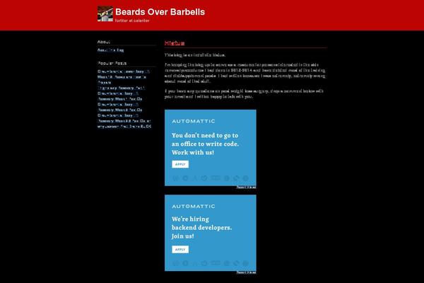 WordPress website example screenshot
