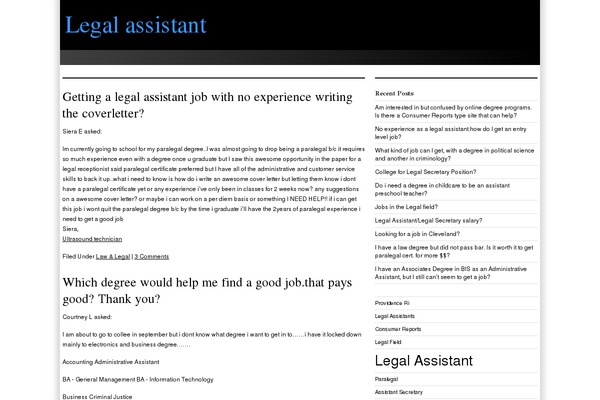 Default theme site design template sample